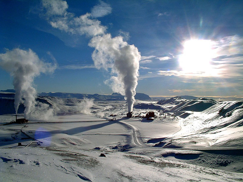 Elektrownia geotermalna na Inslandi